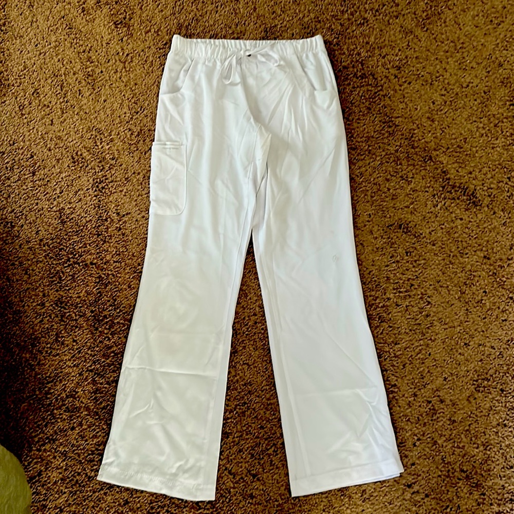 White scrubs